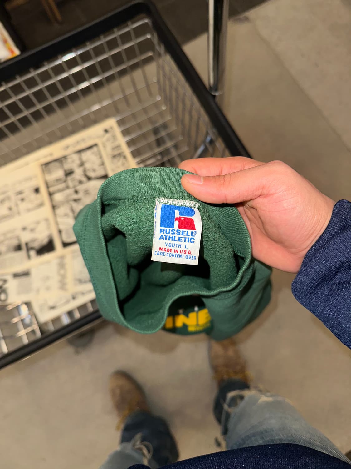 90’s Russell Athletic Packers Sweatshirt 상품이미지9