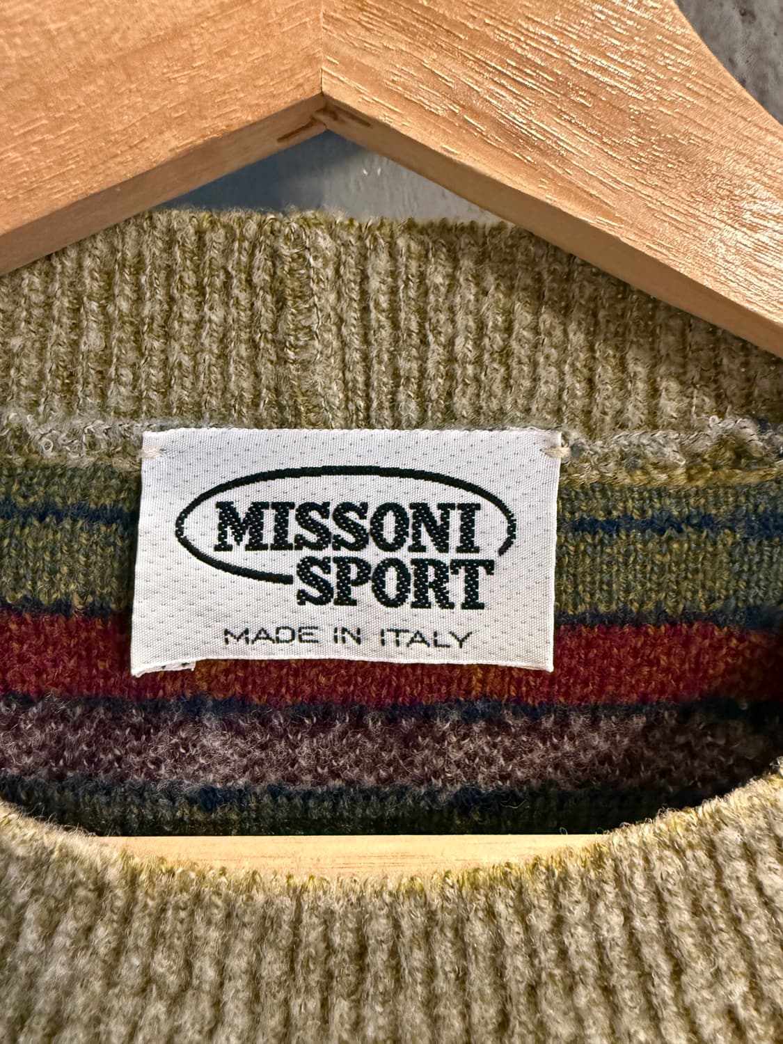 L 미쏘니스포츠 MISSONI SPORT 체크 패턴 니트 스웨터 멀티컬러 상품이미지5