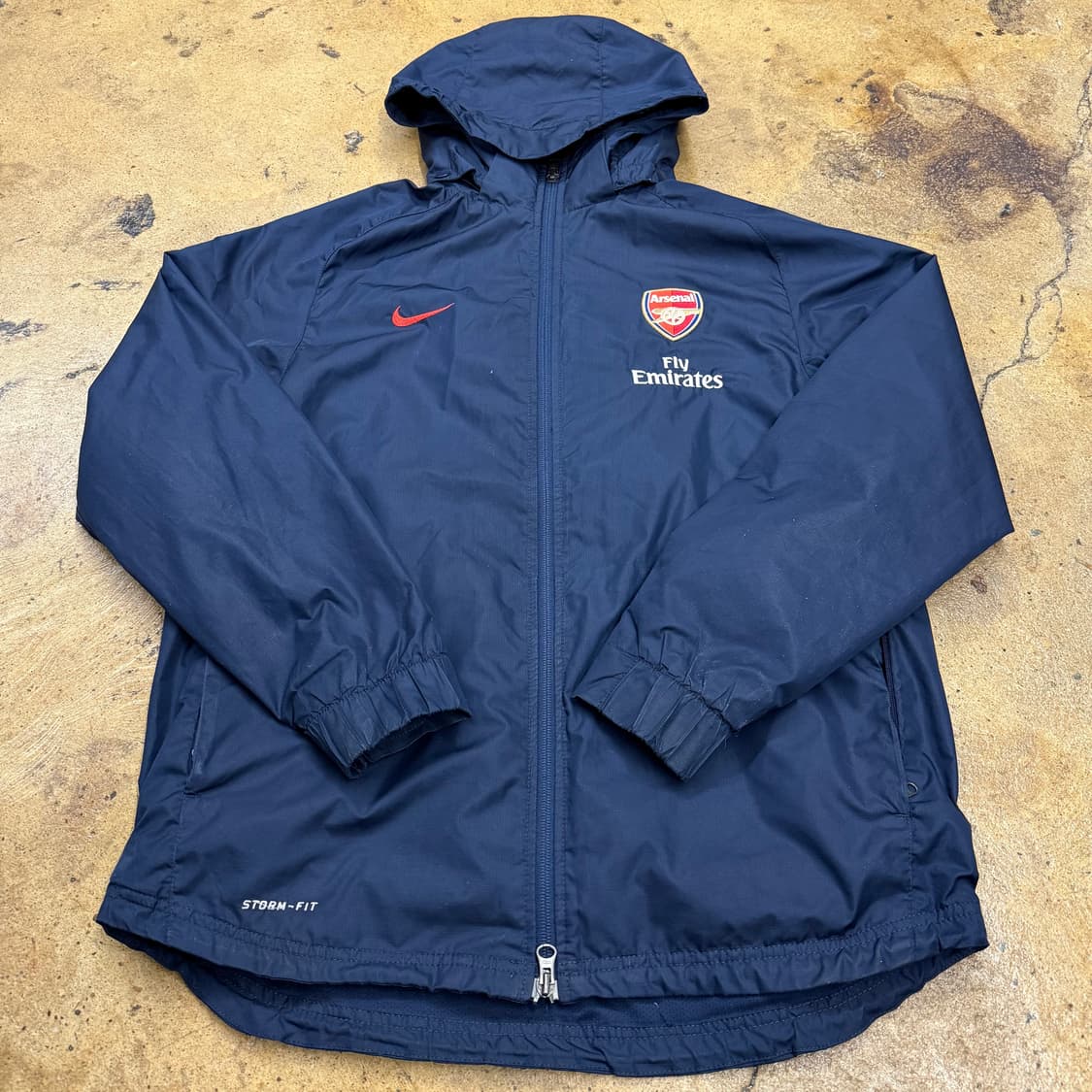[정품/80,XL] 나이키 스톰핏 아스날 바람막이 b19 상품이미지2