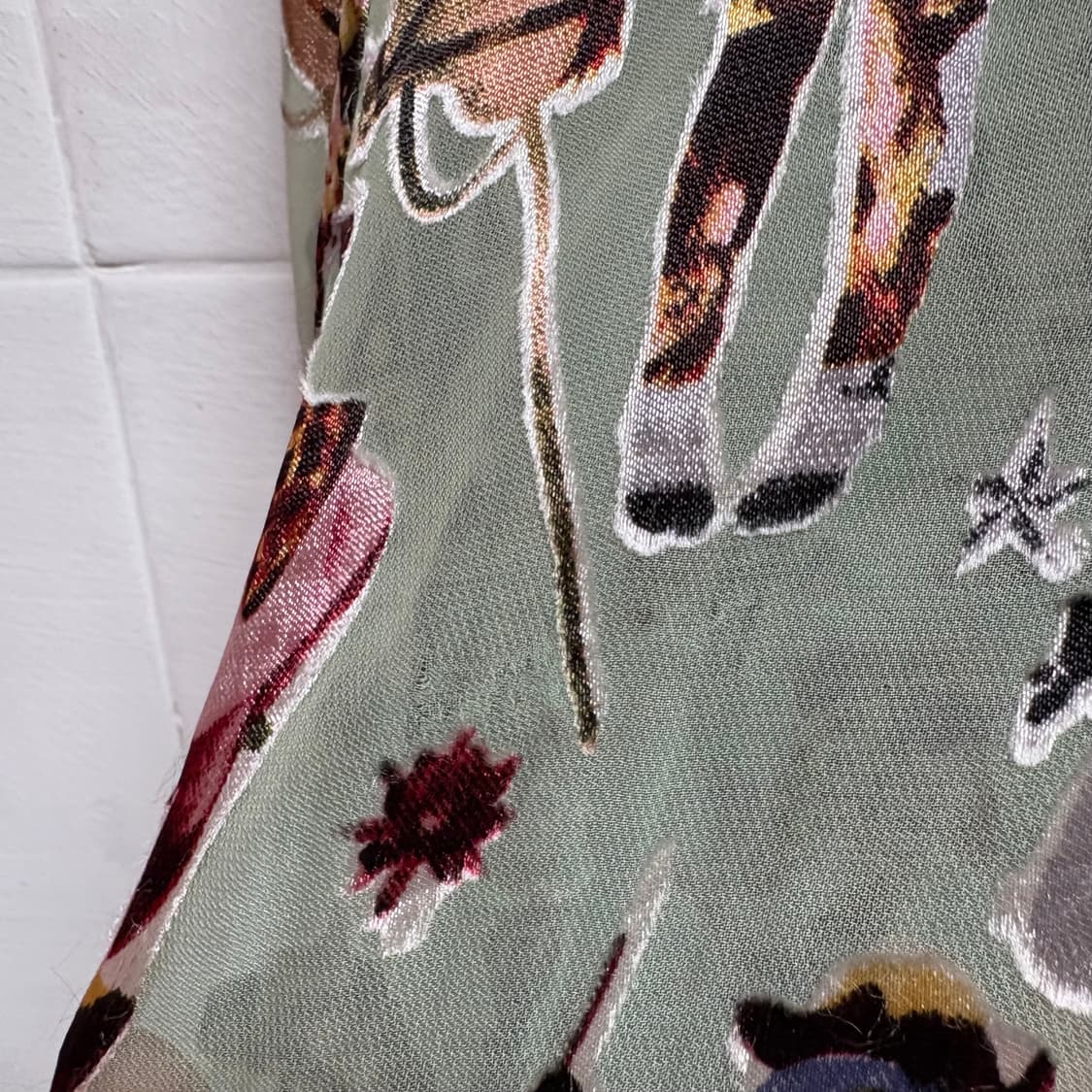 DIESEL 디젤 실크 패턴 블라우스  상품이미지9