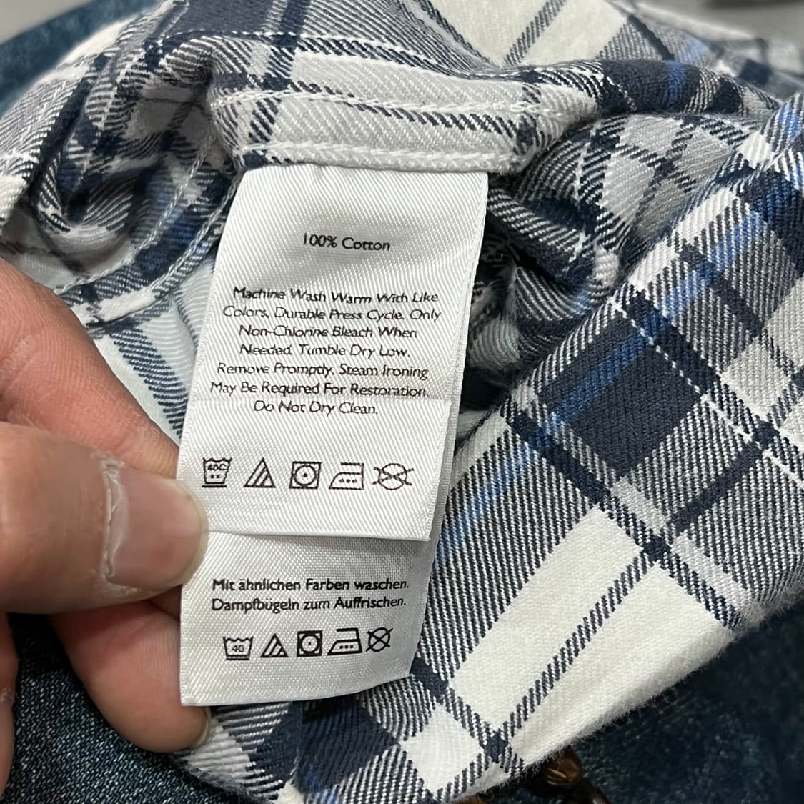  에디바우어 체크 플란넬 셔츠 y14973 상품이미지6