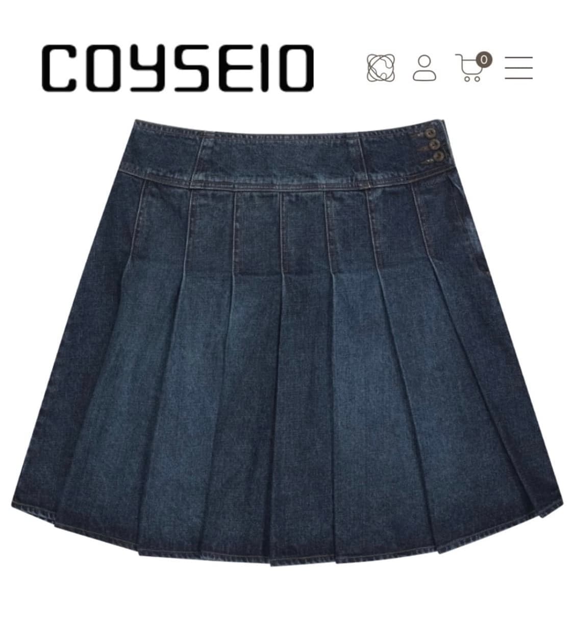 코이세이오 데님 스커트 상품이미지1