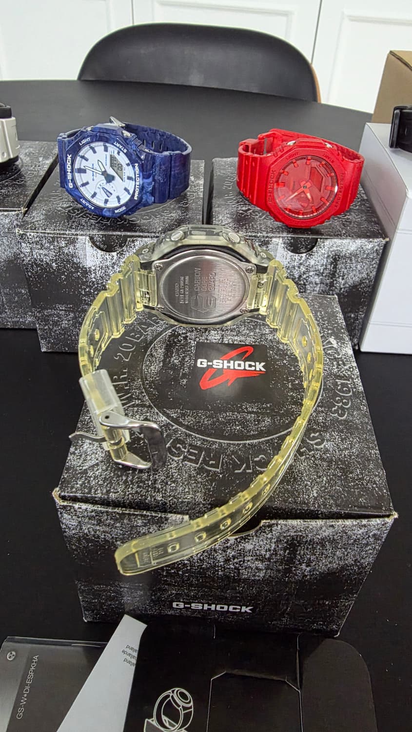 백화점판/풀셋) 지샥 GA-2100 투명 시계 상품이미지2