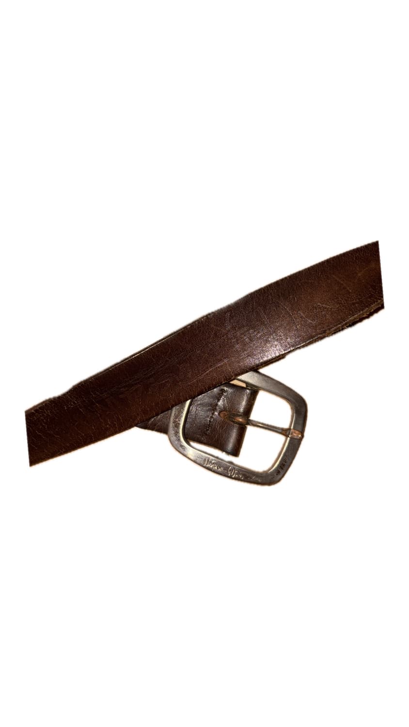 Number (N)ine brown leather belt 상품이미지2