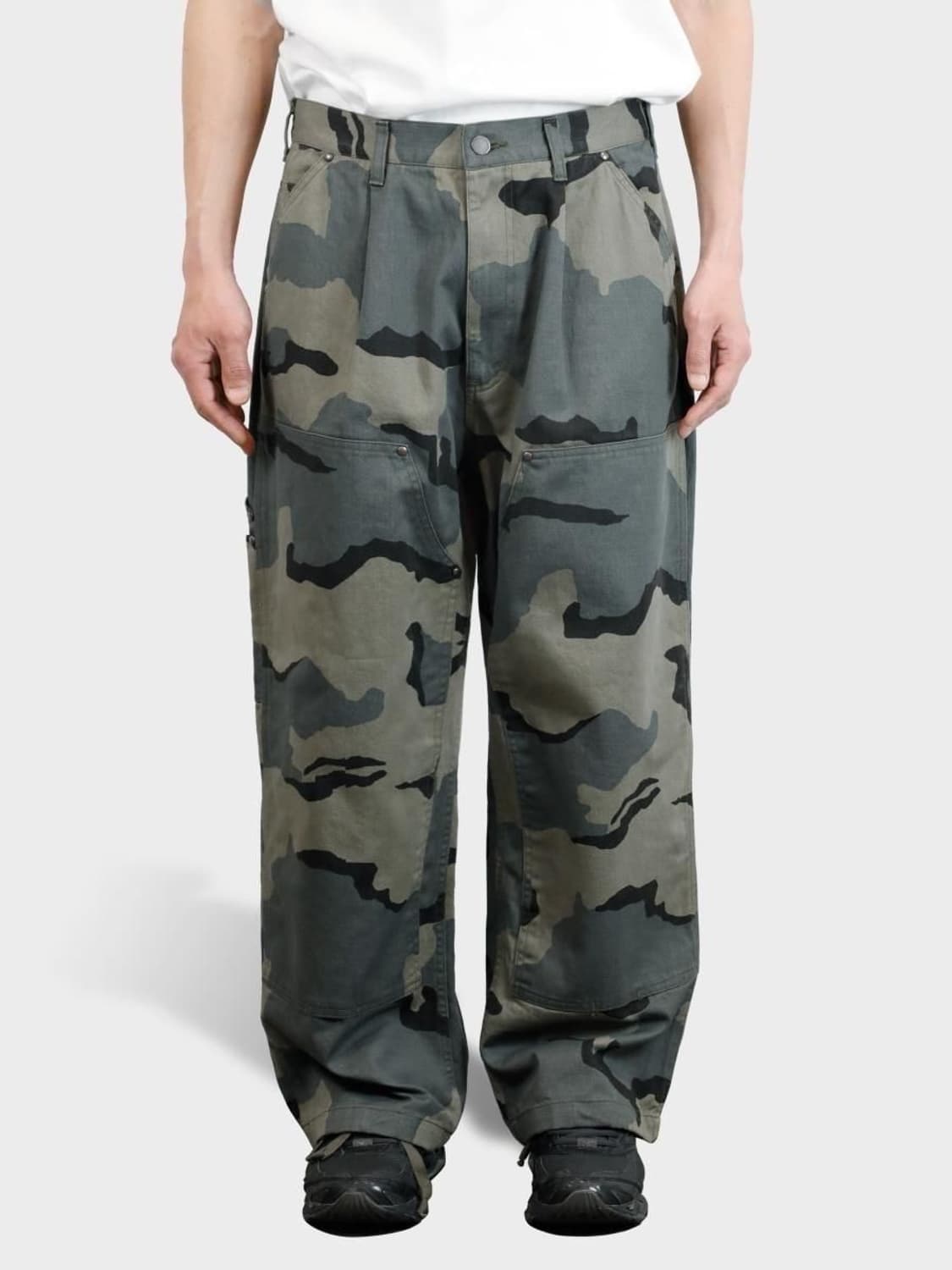 [M] 바이닐 아카이브 25ss 카모 더블니 팬츠 상품이미지1
