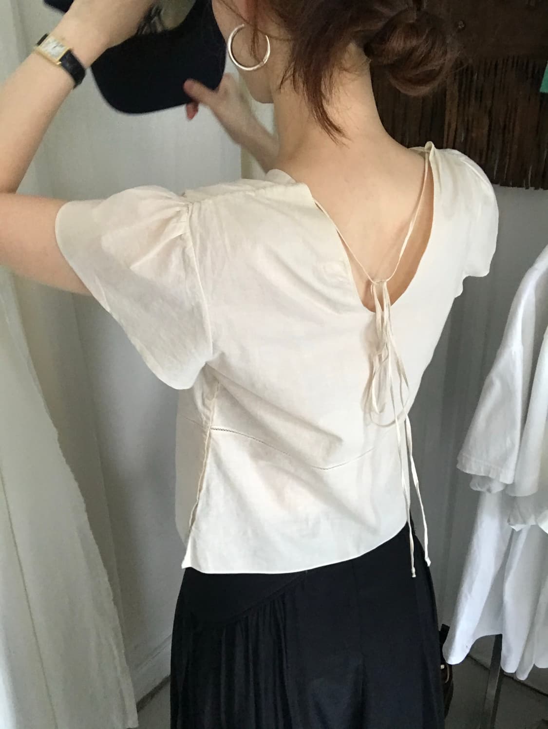 v-neck cotton blouse 상품이미지3