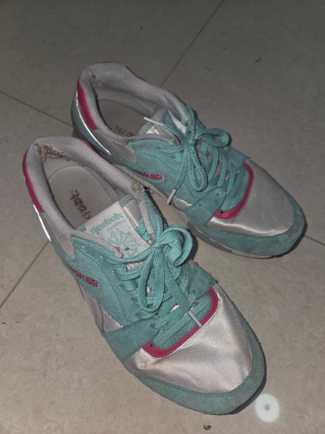 (상태 하)Reebok GL6000 민트컬러 상품이미지1