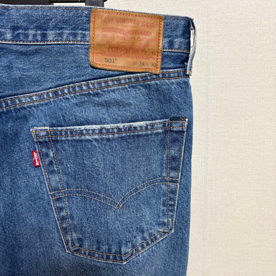 리바이스 빅E 501 스트레이트 데님팬츠 / W34, L30 상품이미지8
