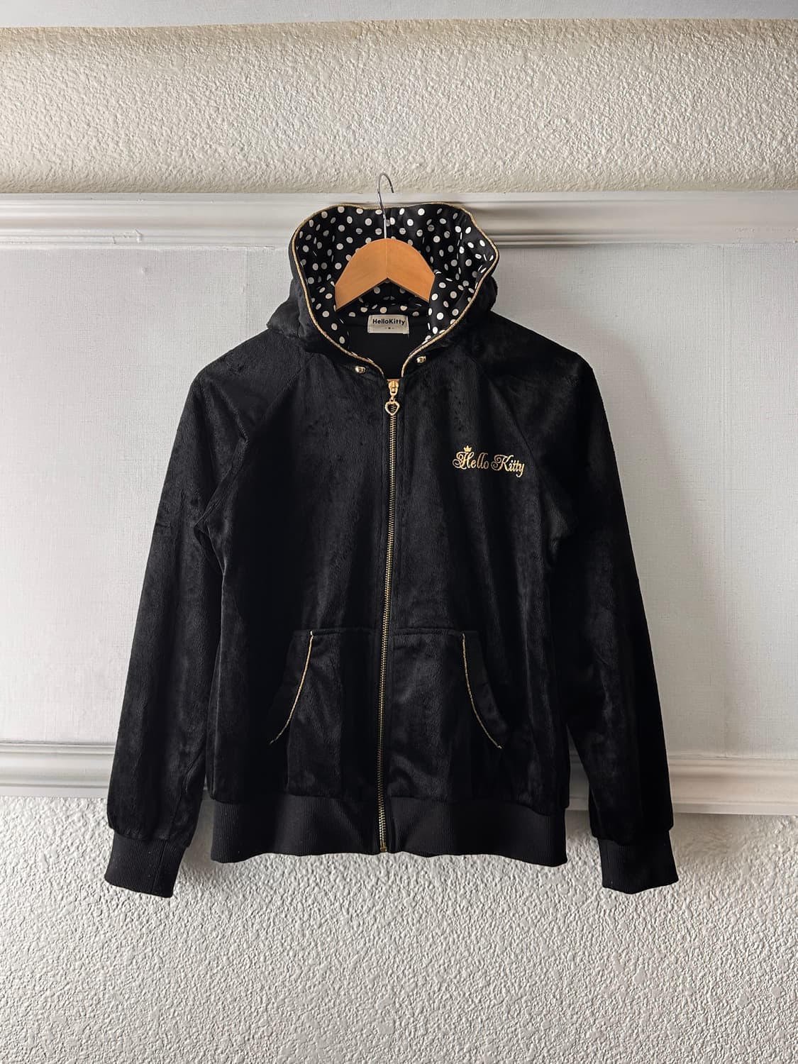 Hello Kitty 폴카 도트 골디 벨루아 셋업 상품이미지7