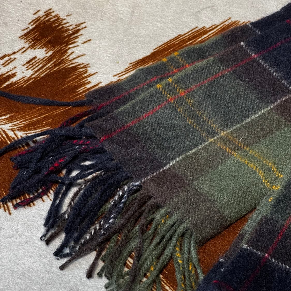 바버 캐시미어 머플러 타탄체크 (OS) 스카프 상품이미지8