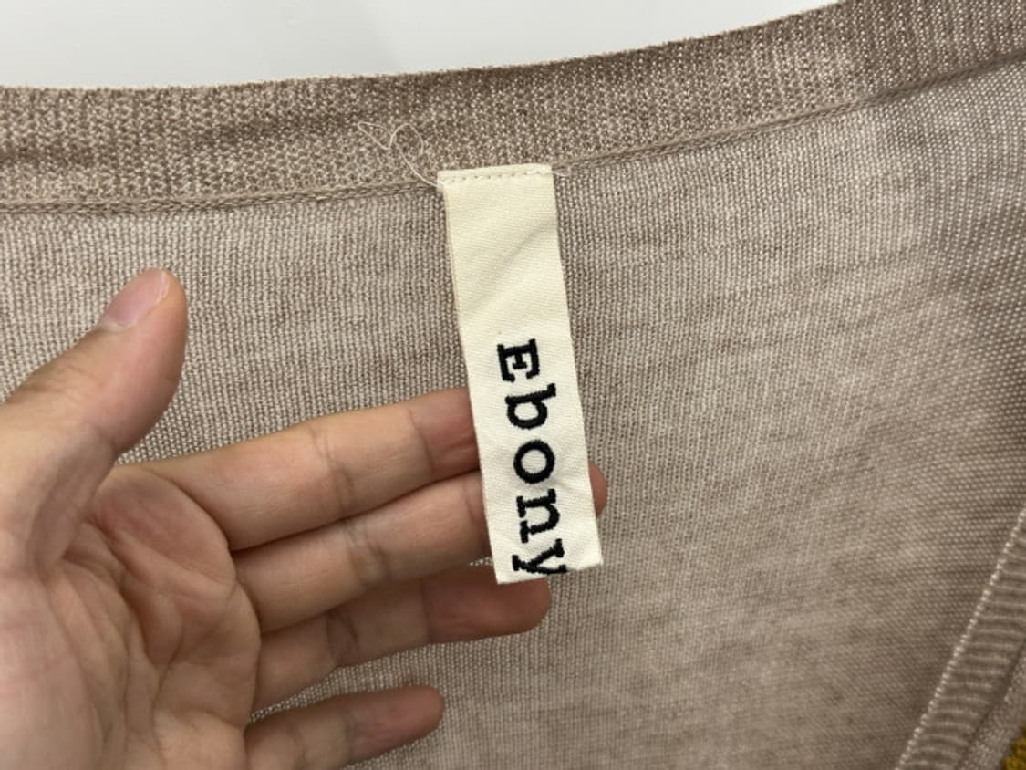 Ebony ivory 프린지 디테일 가디건 (L) 상품이미지8