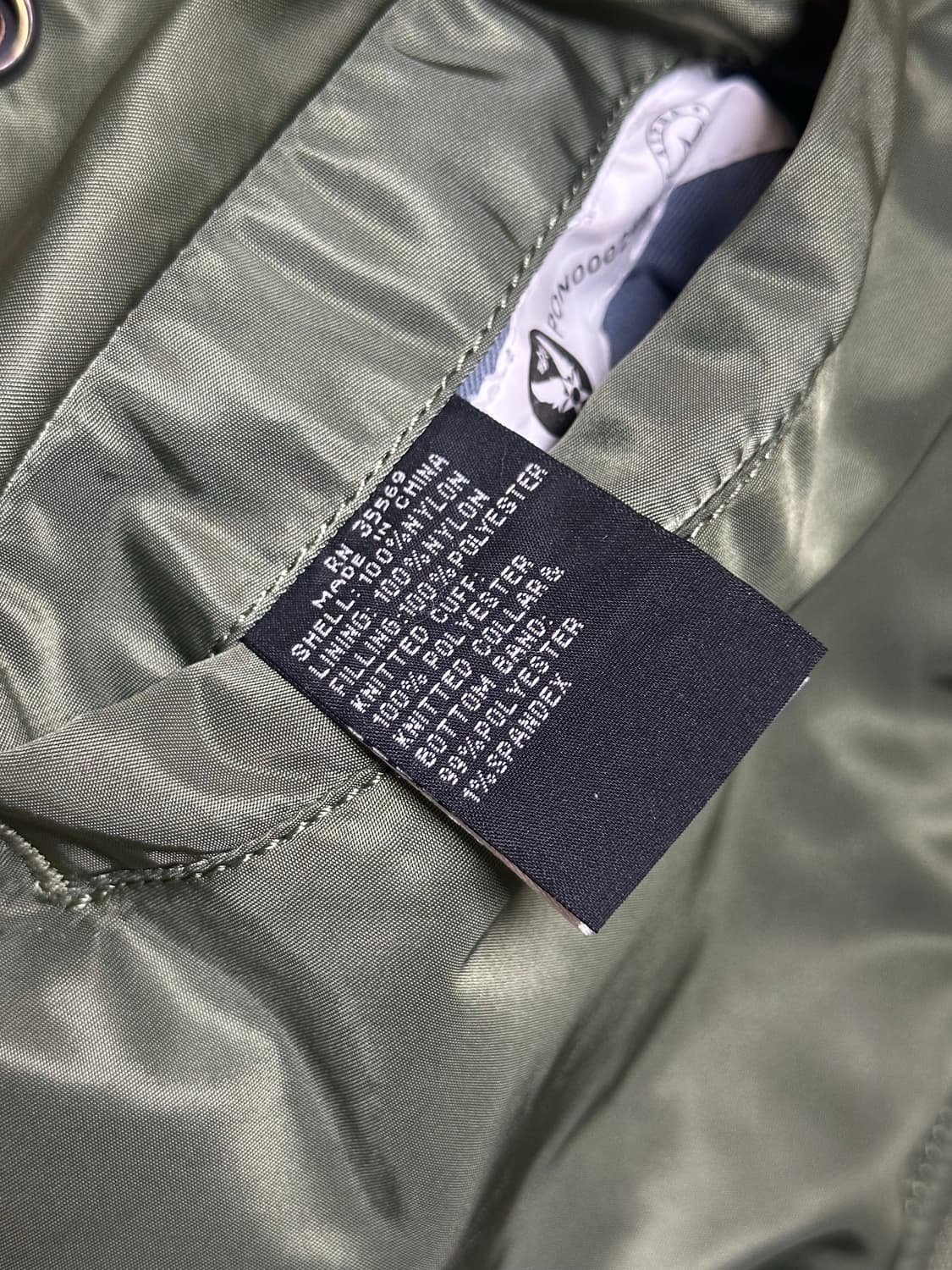 알파인더스트리 ma-1 올리브 XS 상품이미지7