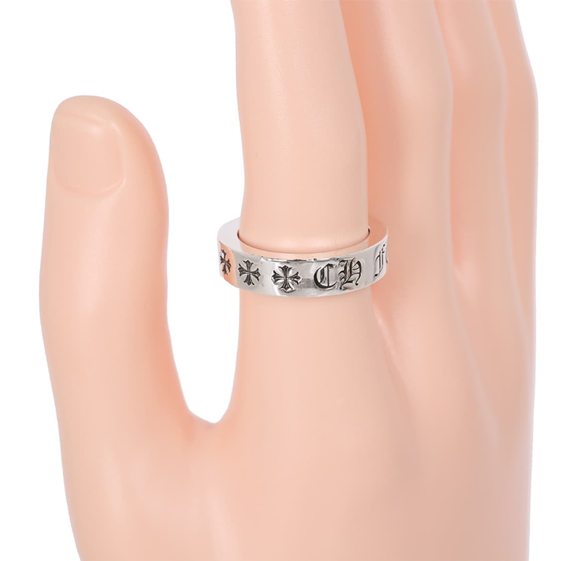 크롬하츠 스페이서 포에버링 크로스 CH 실버반지 19호 보증서 상품이미지8