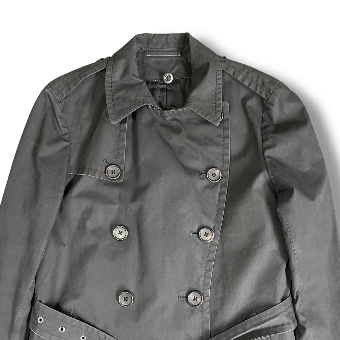 폴스미스 벨티드 미디 트렌치코트 S 상품이미지3