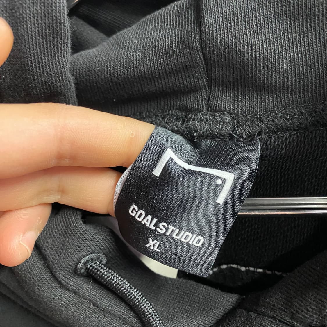 골스튜디오 WWFC 그래픽 블랙 후드티 B4569 상품이미지8