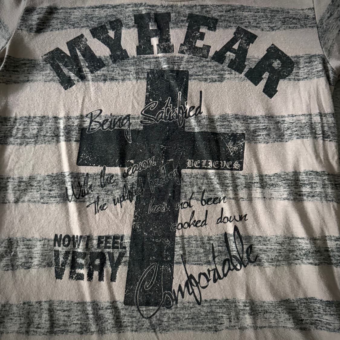Cross print t shirt 상품이미지4