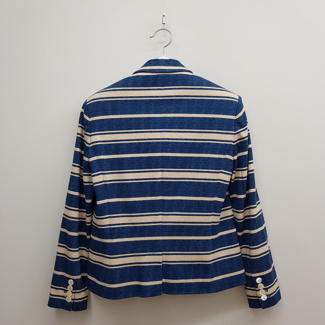 랄프로렌 스트라이프 코튼 블레이저 자켓 6사이즈 상품이미지3