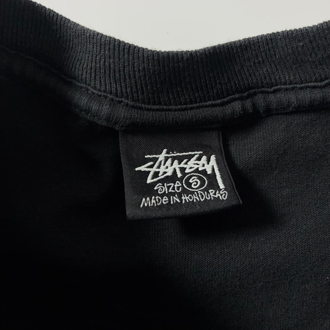 Stussy  스투시 피그먼트 다이드 클래식 기어 블랙 반팔티 상품이미지5