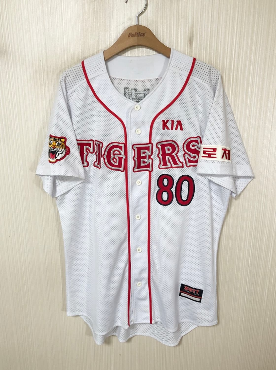 KBO ZETT 기아타이거즈 홈유니폼/코치실착 #80 황병일 상품이미지1