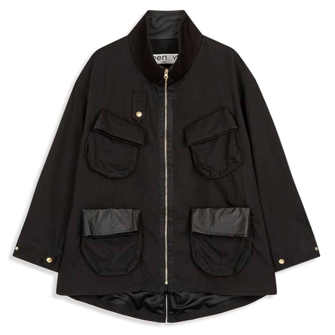 구매) 오픈와이와이 카고 포켓 필드자켓 블랙 상품이미지1