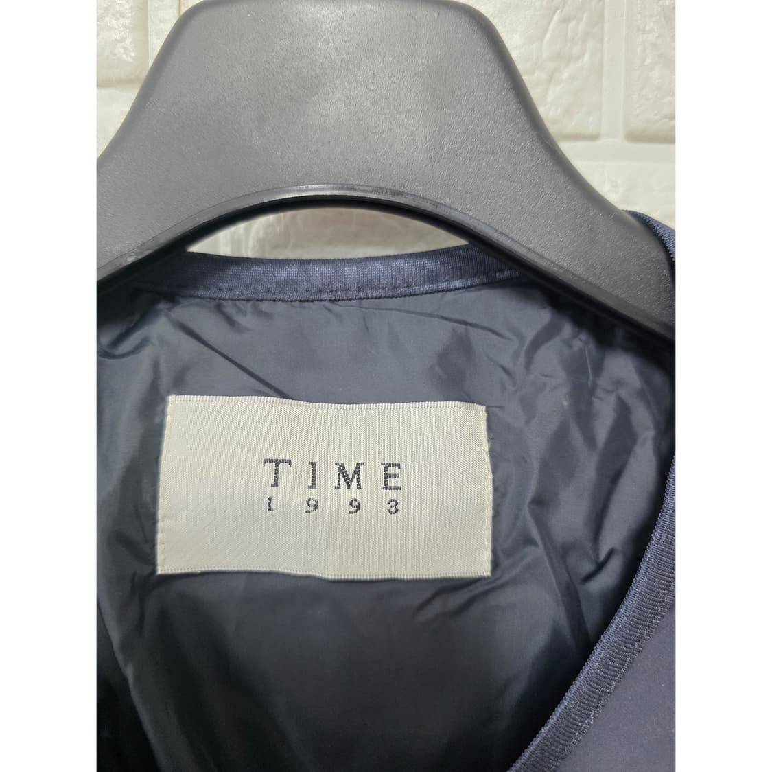 택포// 한섬 타임 Time1993 패딩 네이비 상품이미지2