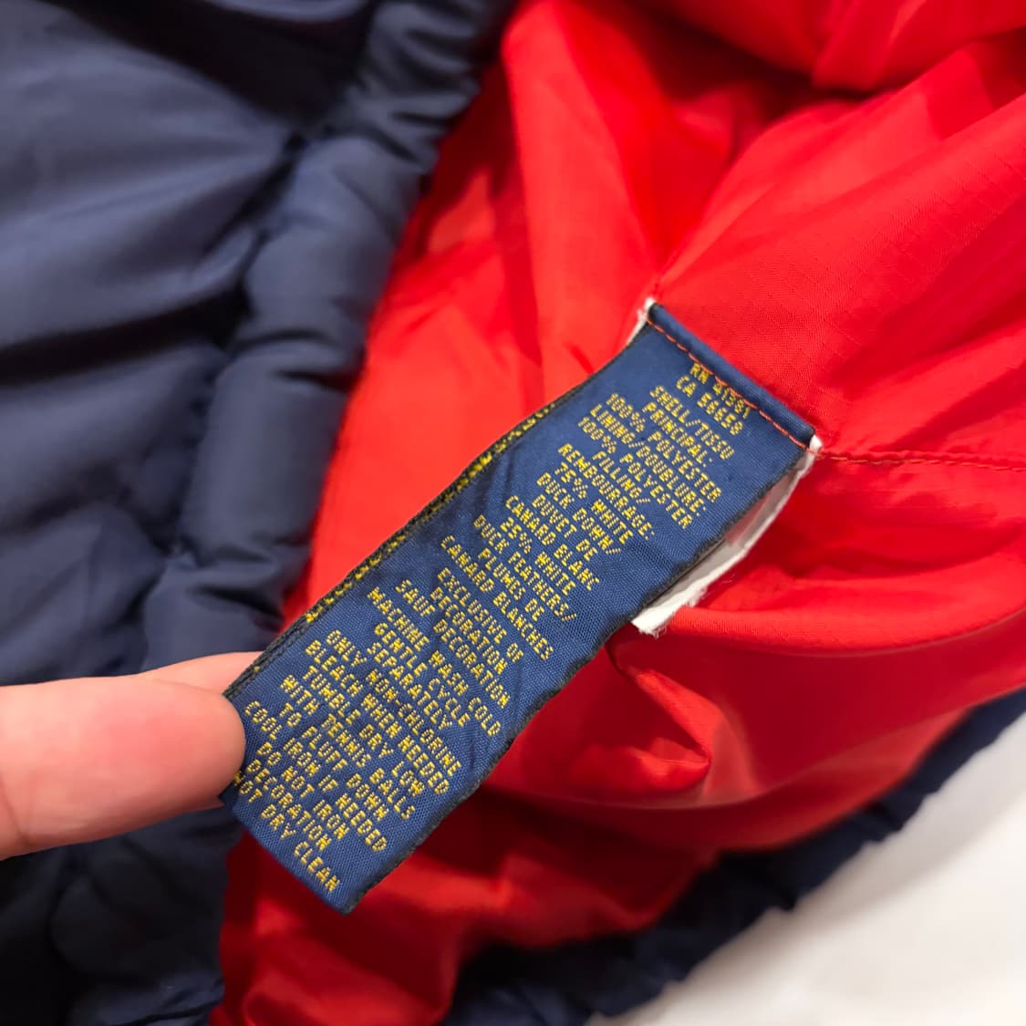 [M] 폴로 랄프로렌 네이비 패딩 점퍼 RL/250 B308 상품이미지7