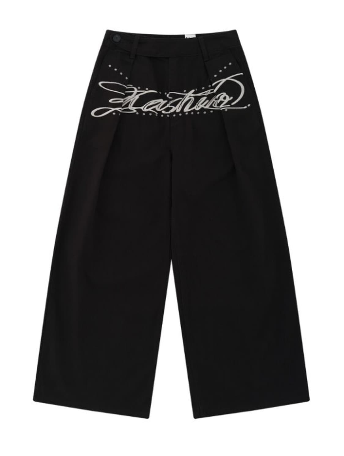 카시코 엠브로이드 핀턱 와이드팬츠 M 상품이미지1