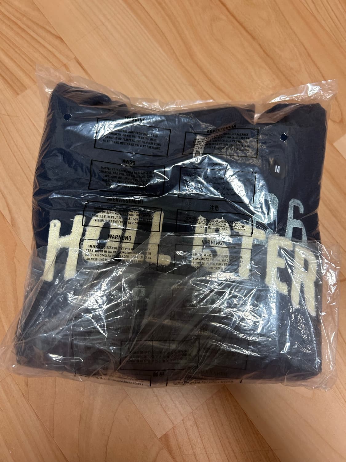 (택포) 홀리스터 필 굿 숏 슬리브 로고 그래픽 후디 네이비 상품이미지3