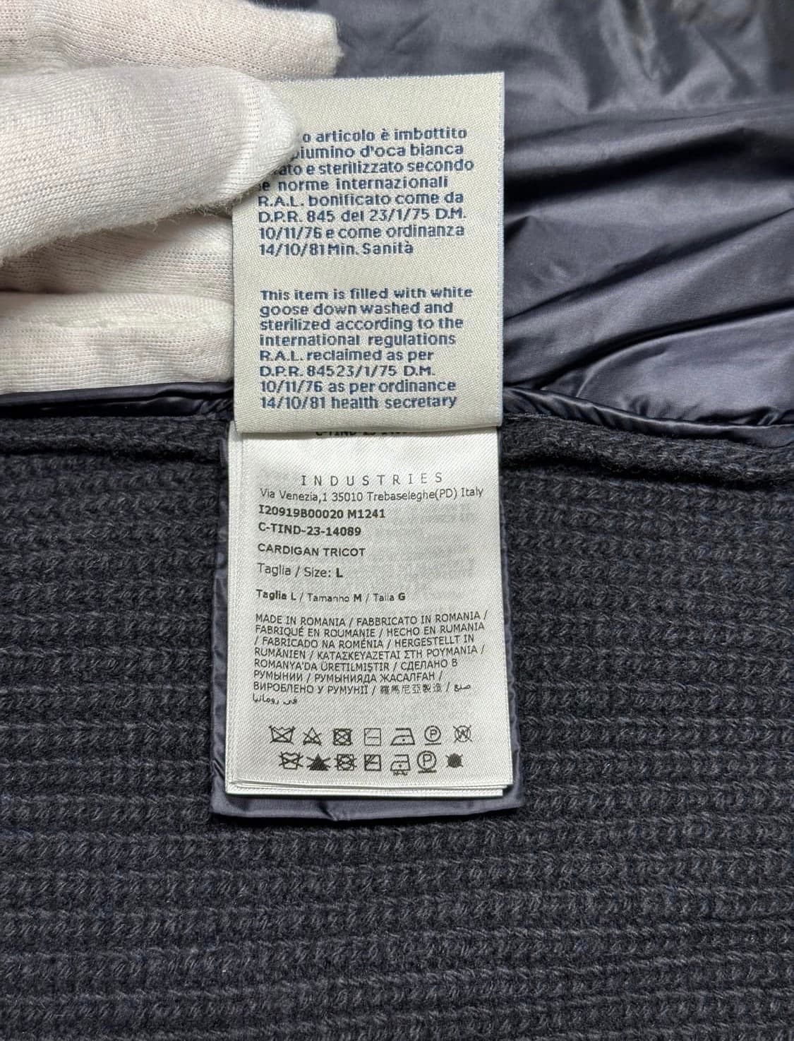 몽클레어 트리콧 후디 가디건 상품이미지6