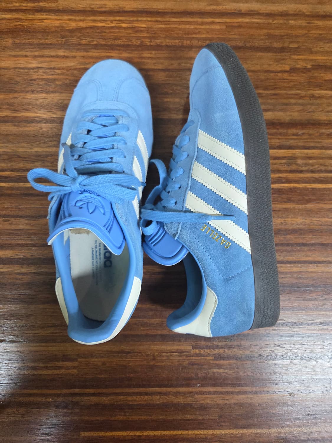 아디다스 가젤 스웨이드 스카이블루 270 상품이미지1