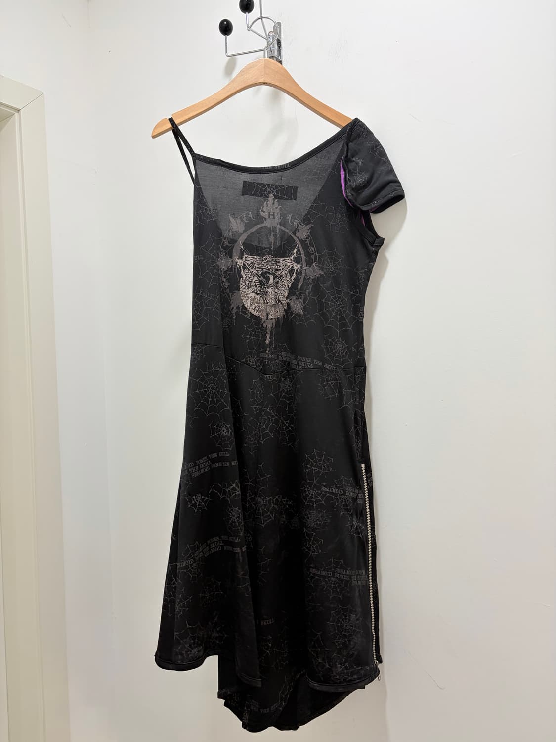 h.naoto 펑크 오리엔탈 스파이더웹 넥 원피스 상품이미지9