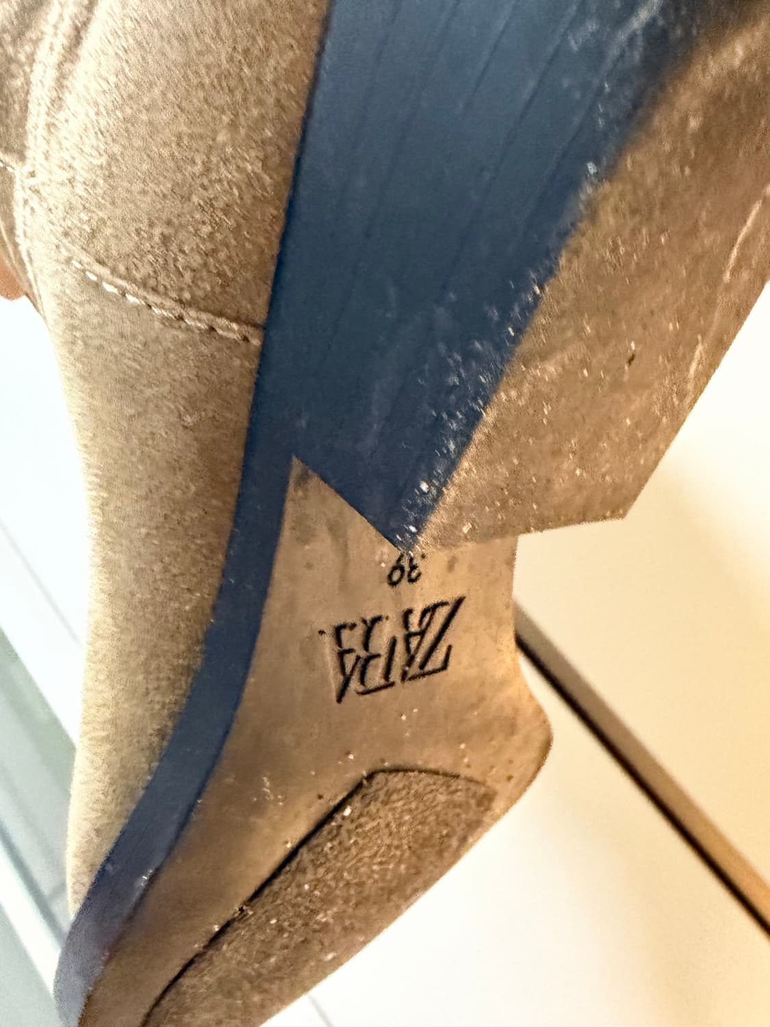 자라 오버사이즈 카우보이 스웨이드 부츠 상품이미지10