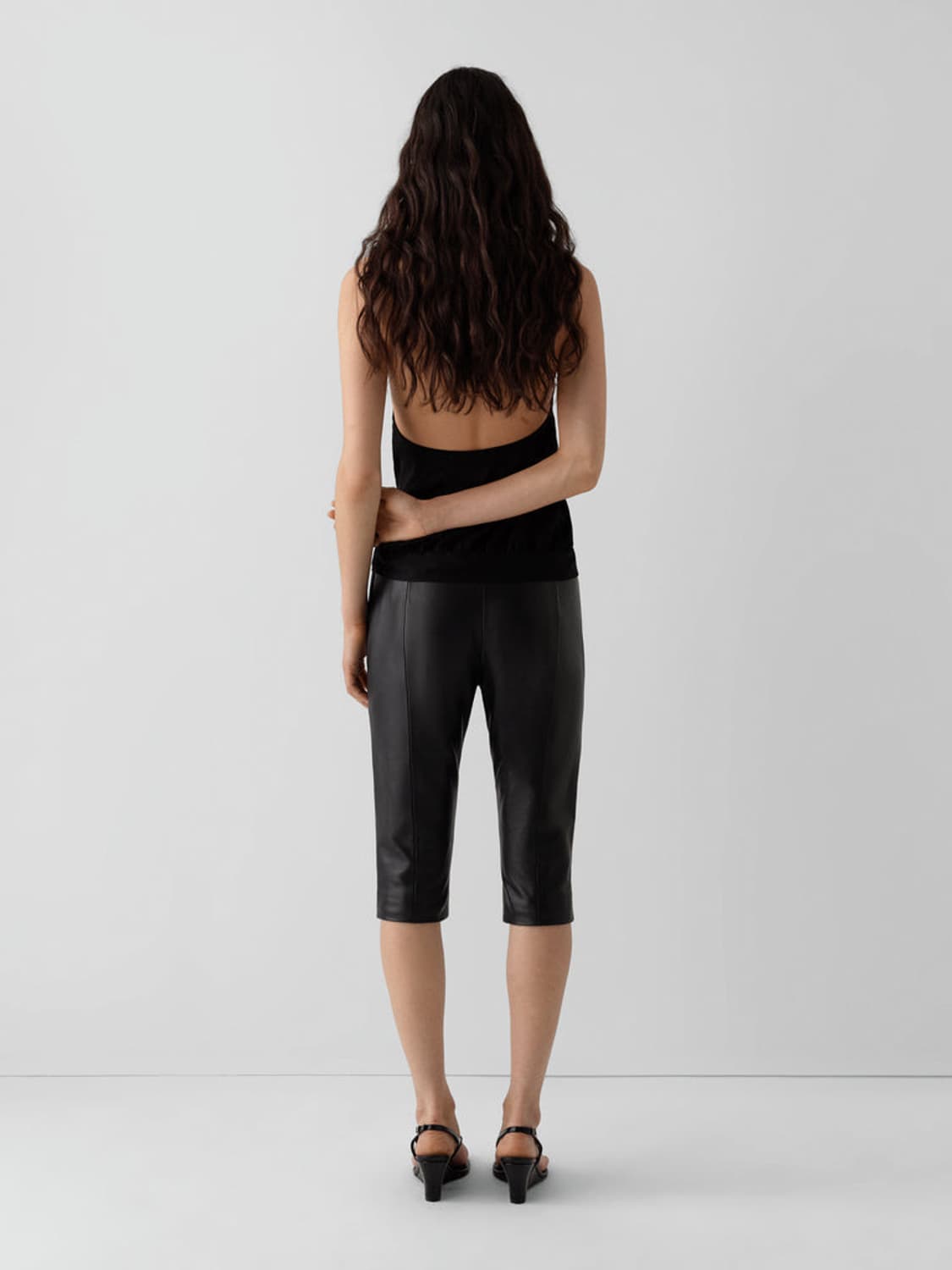 [36,37,38]기마구아스 웨지 샌들/블랙 상품이미지6