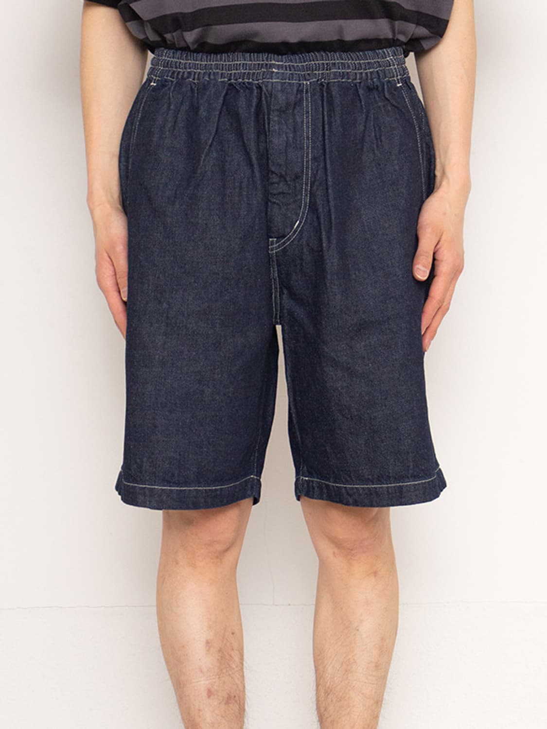 그라프페이퍼 반바지 데님 배기 쇼츠 (인디고/F사이즈) 상품이미지2