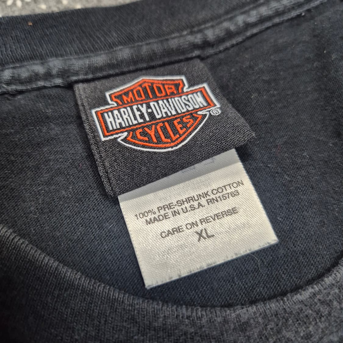 [XL]00s US made 할리데이비슨 워싱턴 -932 상품이미지5