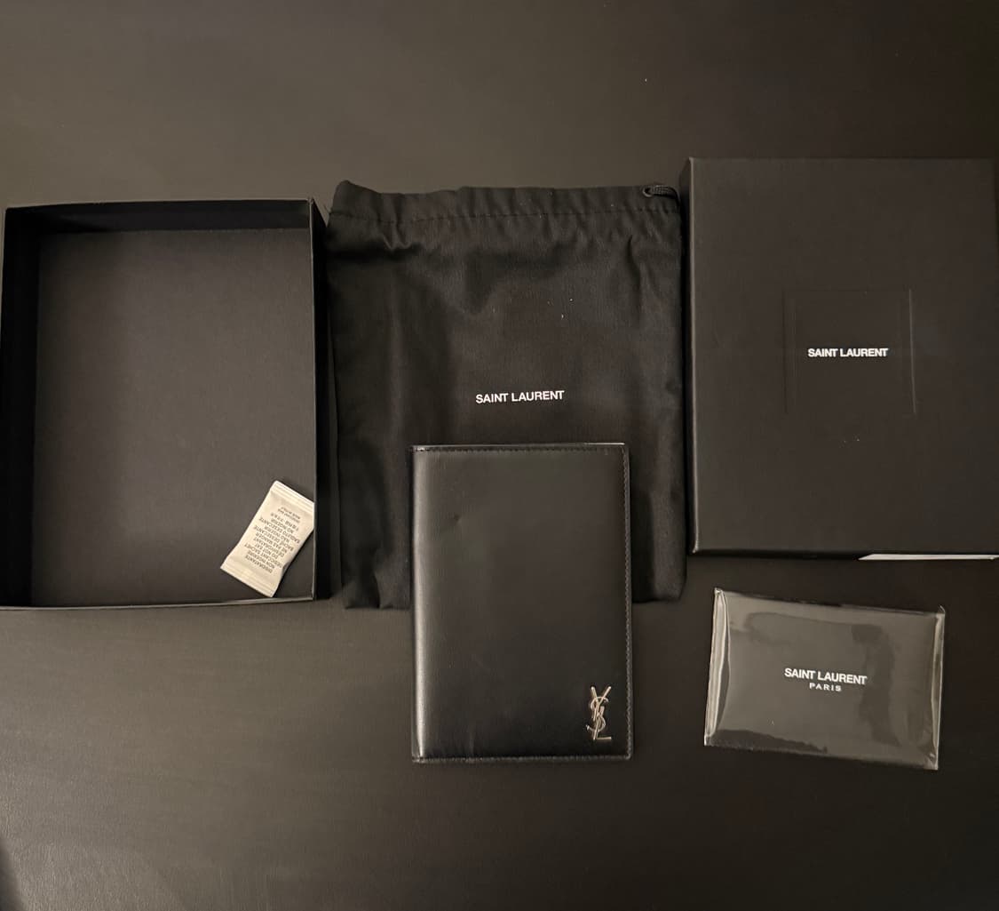 생로랑 메트 레더 카드지갑 상품이미지2