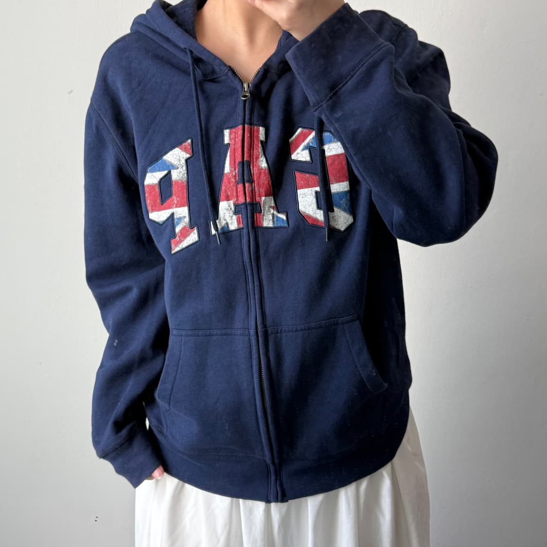 [L] 갭 네이비 후드집업 상품이미지2