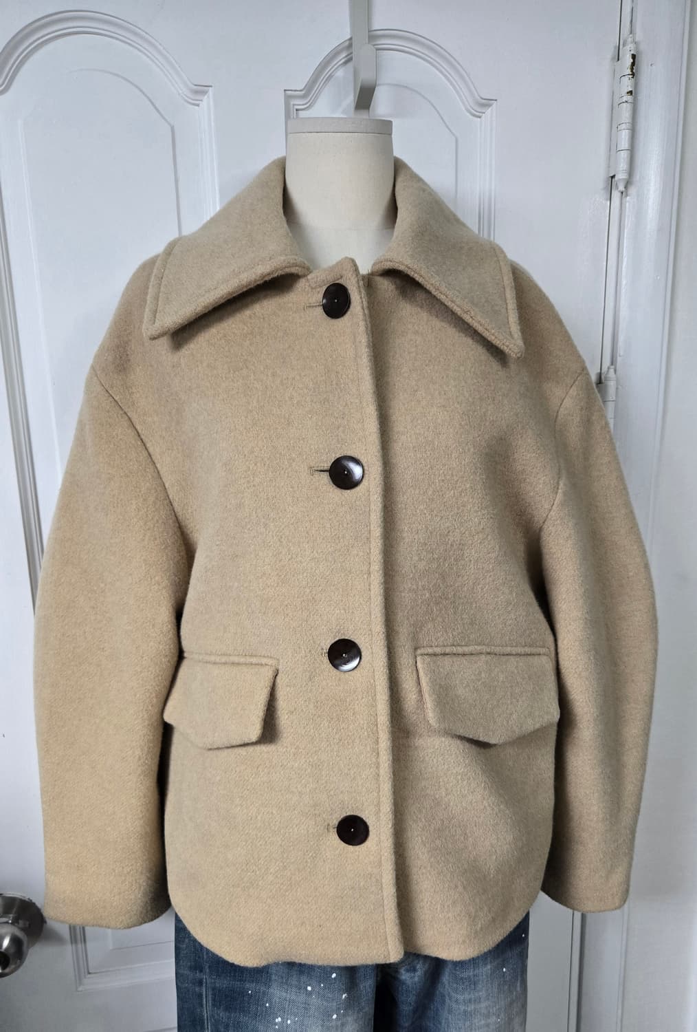 Largo 라르고 벌룬 하프자켓 상품이미지4