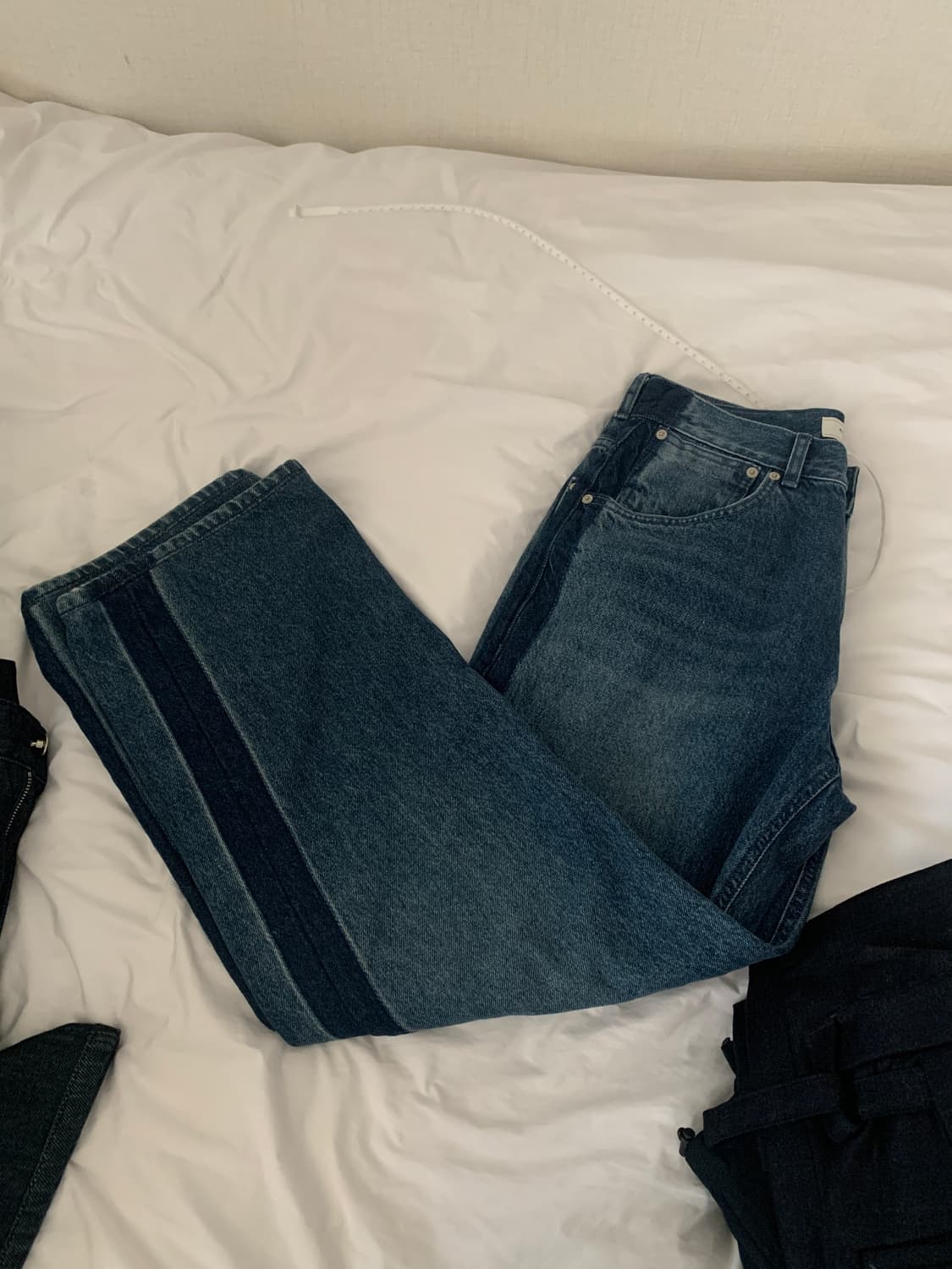 애프터프레이 트랙 데님 팬츠 상품이미지1