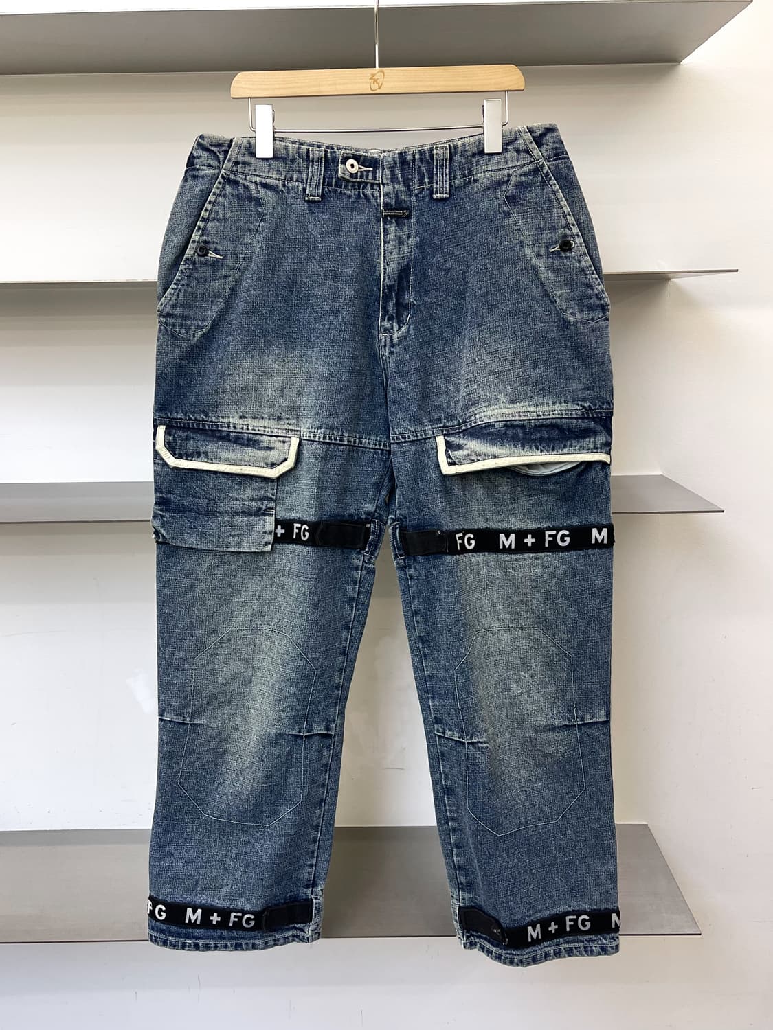 마리떼프랑소와저버 90s 아카이브 테이핑 데님 팬츠 상품이미지3