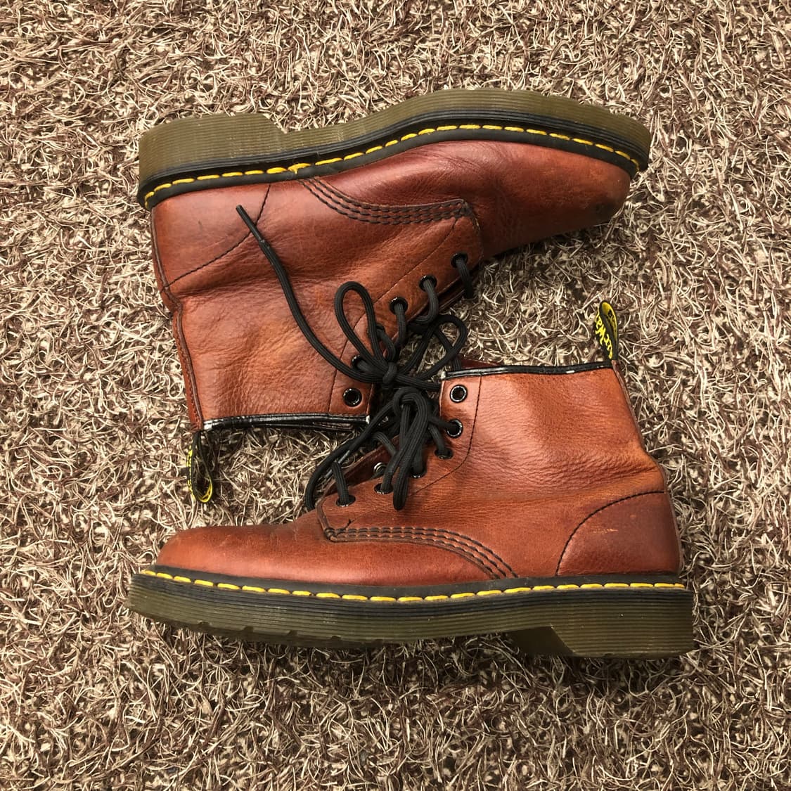 UK5 닥터마틴 브라운 워커 부츠 240 상품이미지2