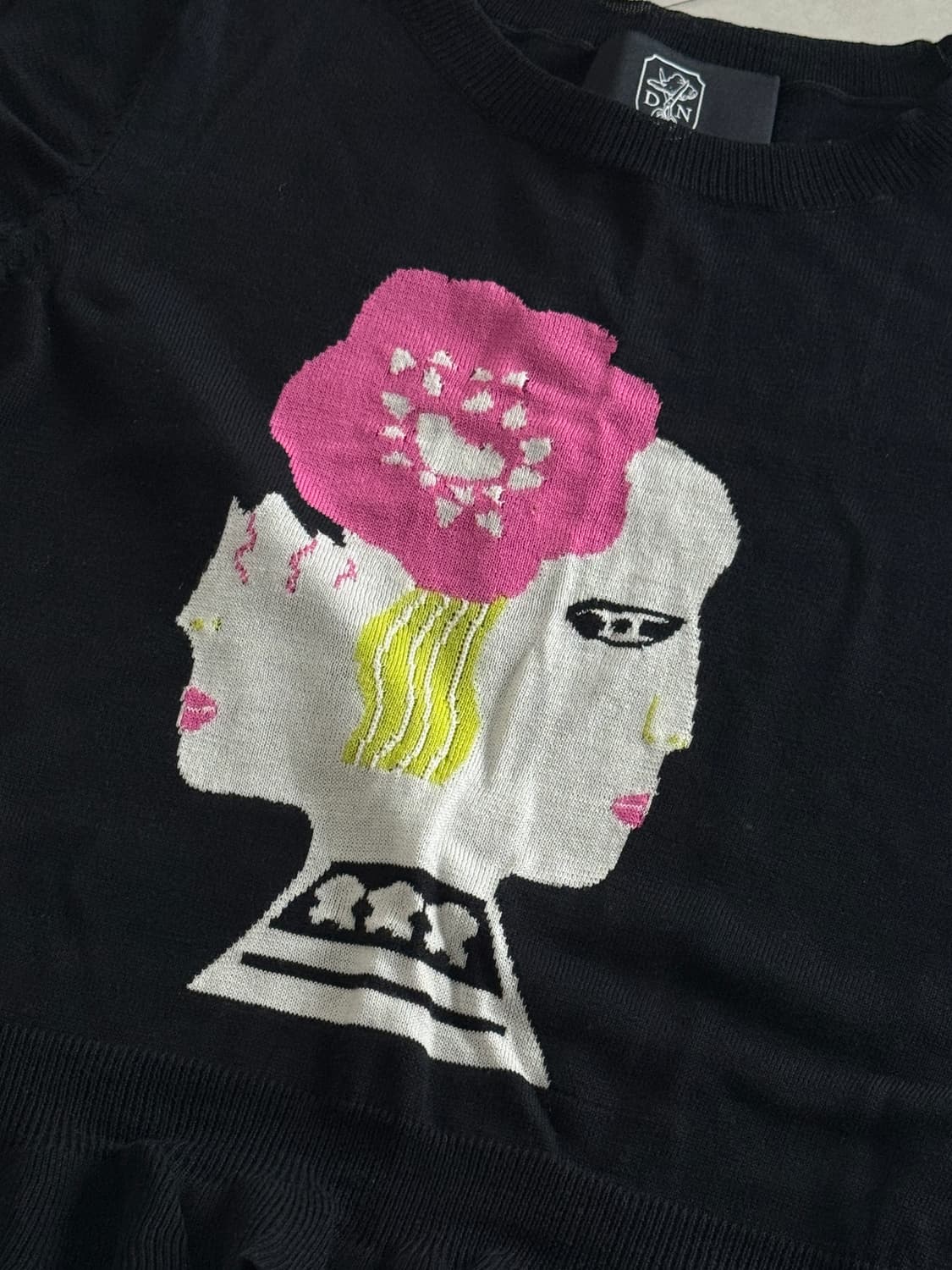 Daydream Nation 밑단프릴 크롭니트 상품이미지2