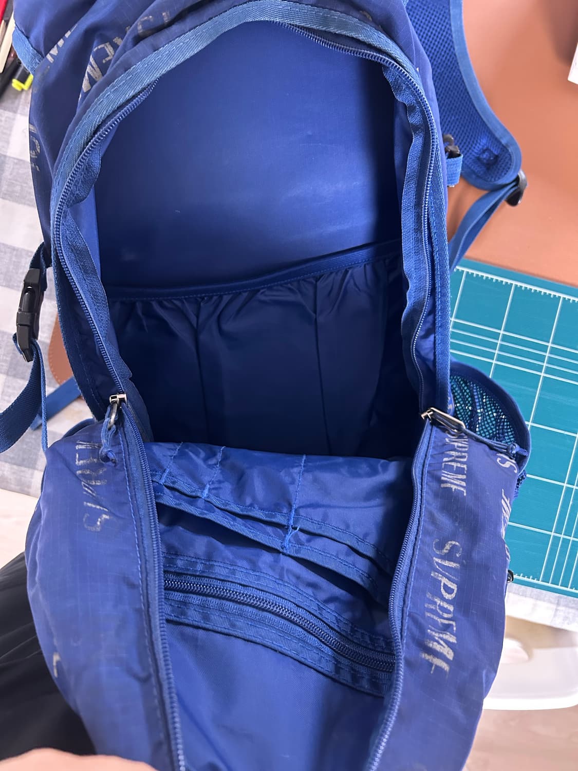 Supreme 3m blue backpack 상품이미지3