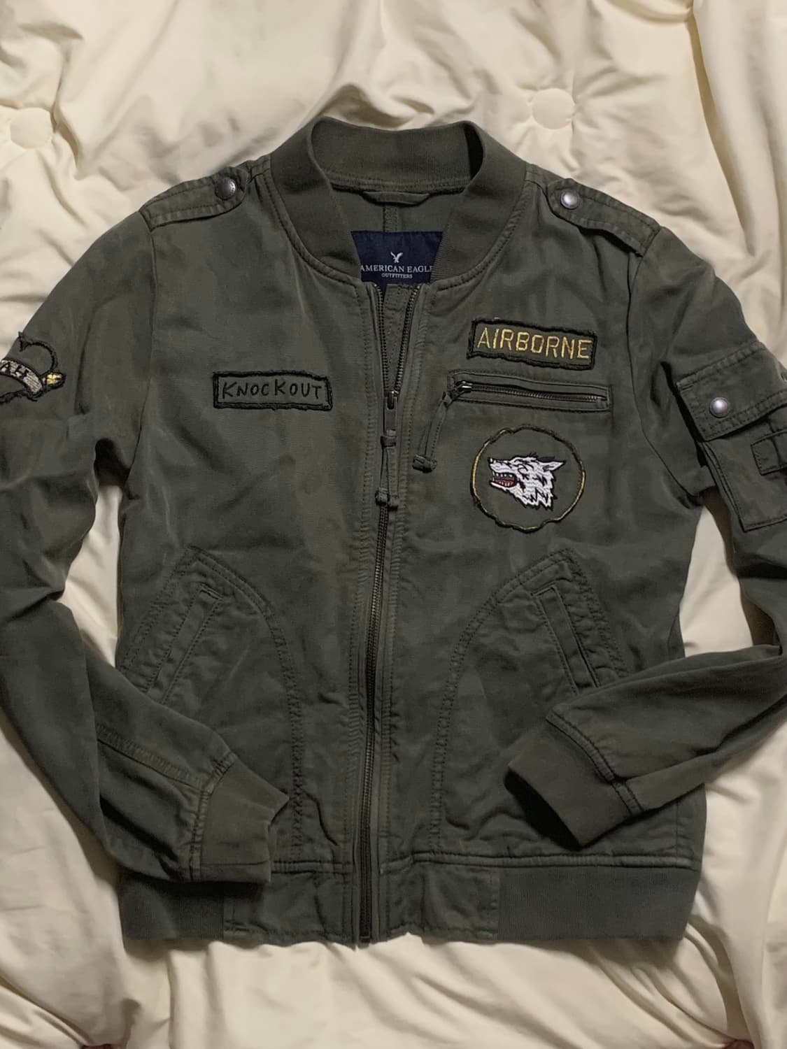 아메리칸 이글 집업 자켓 밀리터리 항공점퍼 상품이미지1