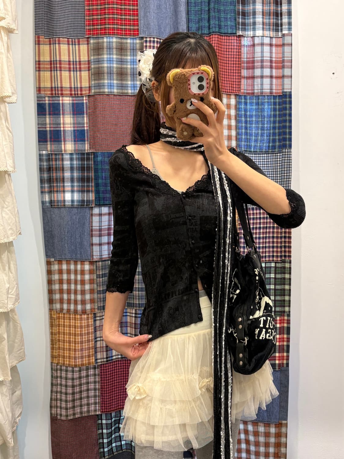 히스테릭글래머 패턴 가디건 상품이미지1