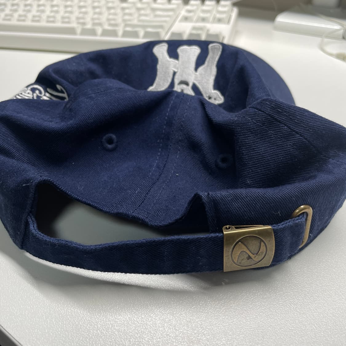 manfromeast 네이비 곰돌이 볼캡 상품이미지4