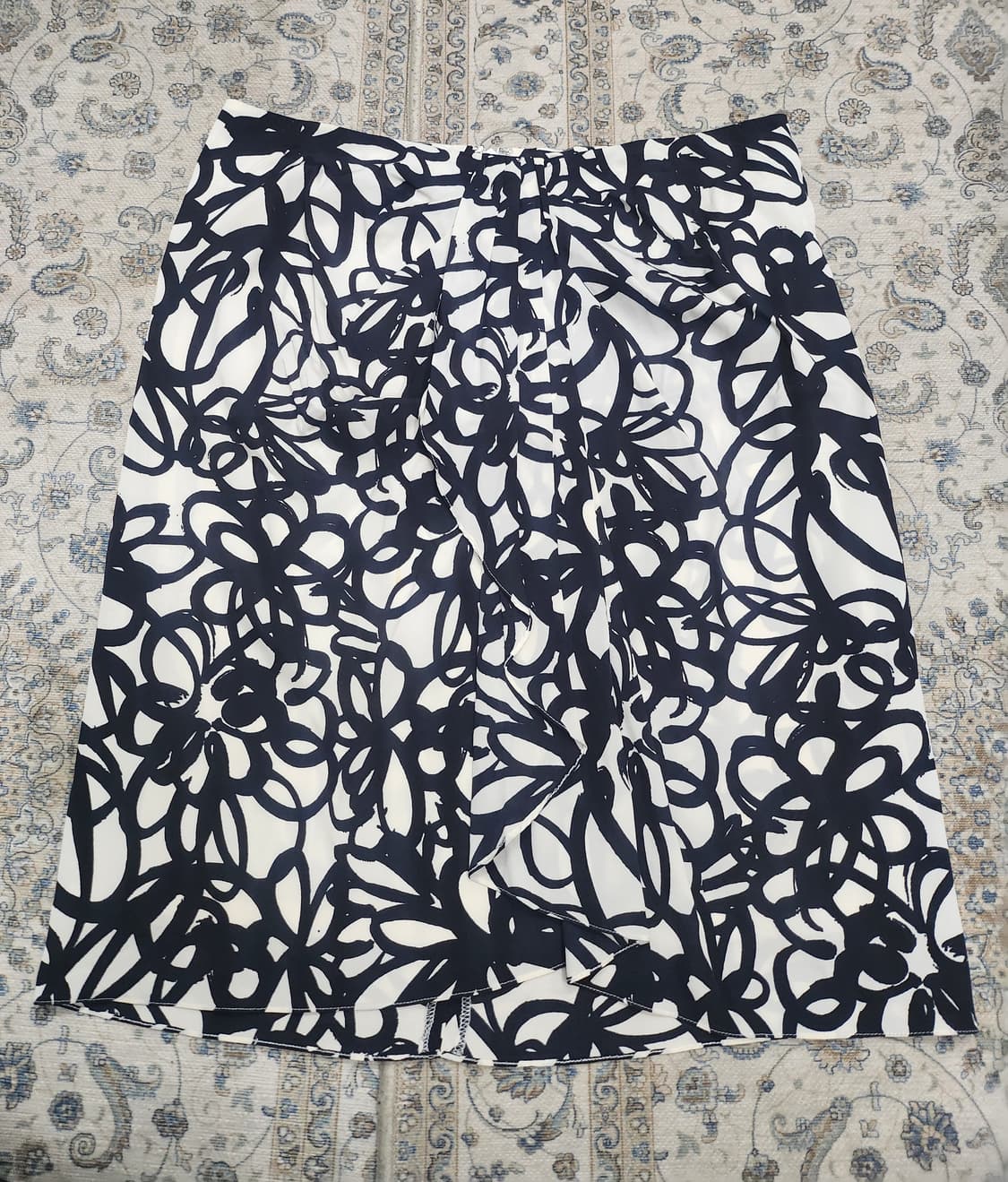 DKNY 린넨 그래픽 패턴 A라인 스커트 4사이즈 (29-31) 상품이미지1