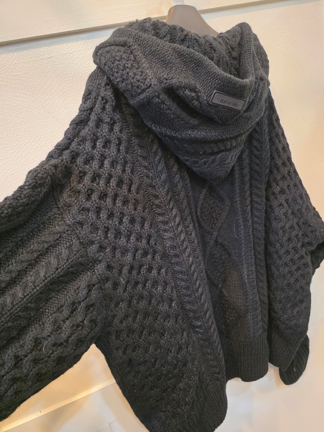 피어  오브 갓 에센셜  블랙후드니트 상품이미지3