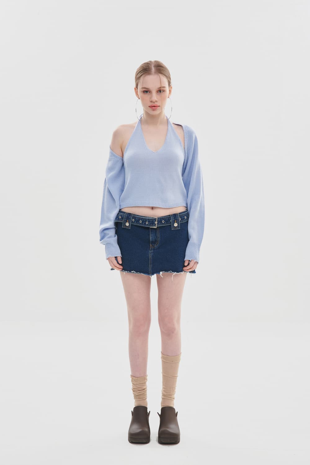  GATELESS -MICRO DENIM SKIRT 상품이미지1