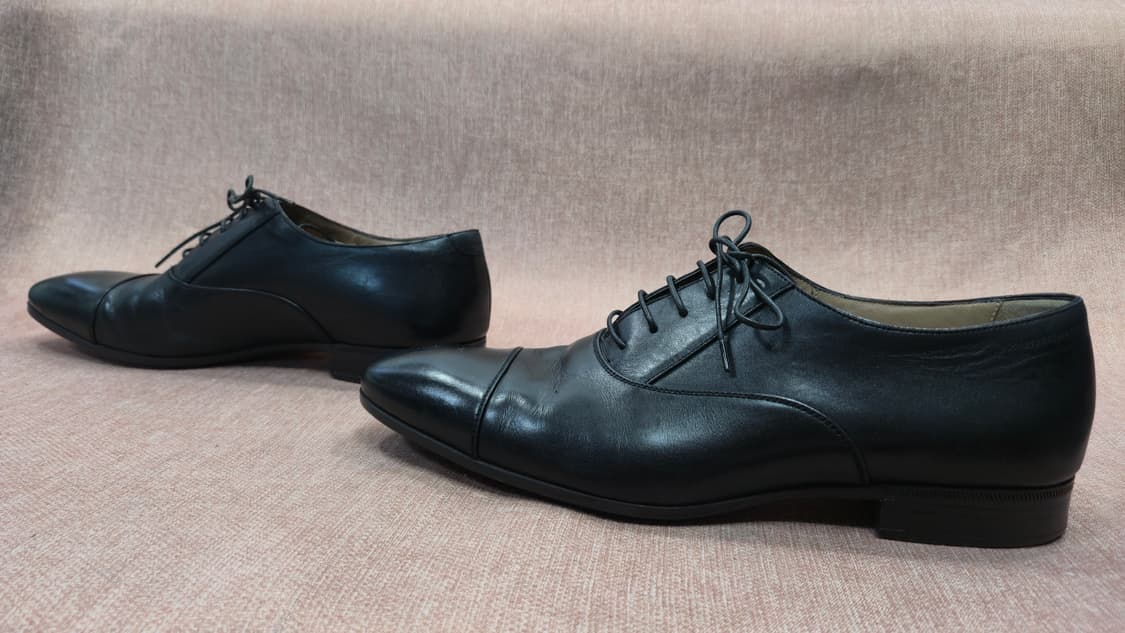 조르지오 알마니 270mm- 블랙 레더 남성정장구두 상품이미지4